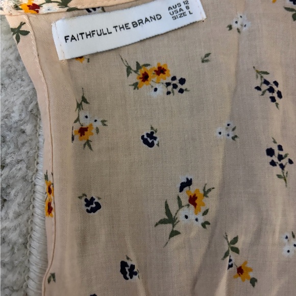 Faithfull the Brand Pink Floral Floor Length Duster XL - Picture 3 of 6